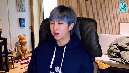 2021.01.19 VLIVE BTS RM - I'm a little late, right?
