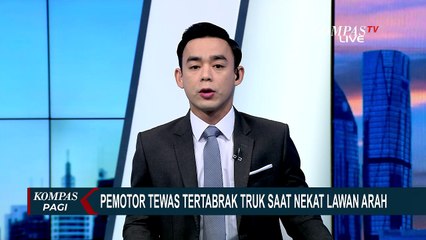 下载视频: Pengendara Motor Wanita Tewas Tertabrak Truk Saat Nekat Lawan Arah!