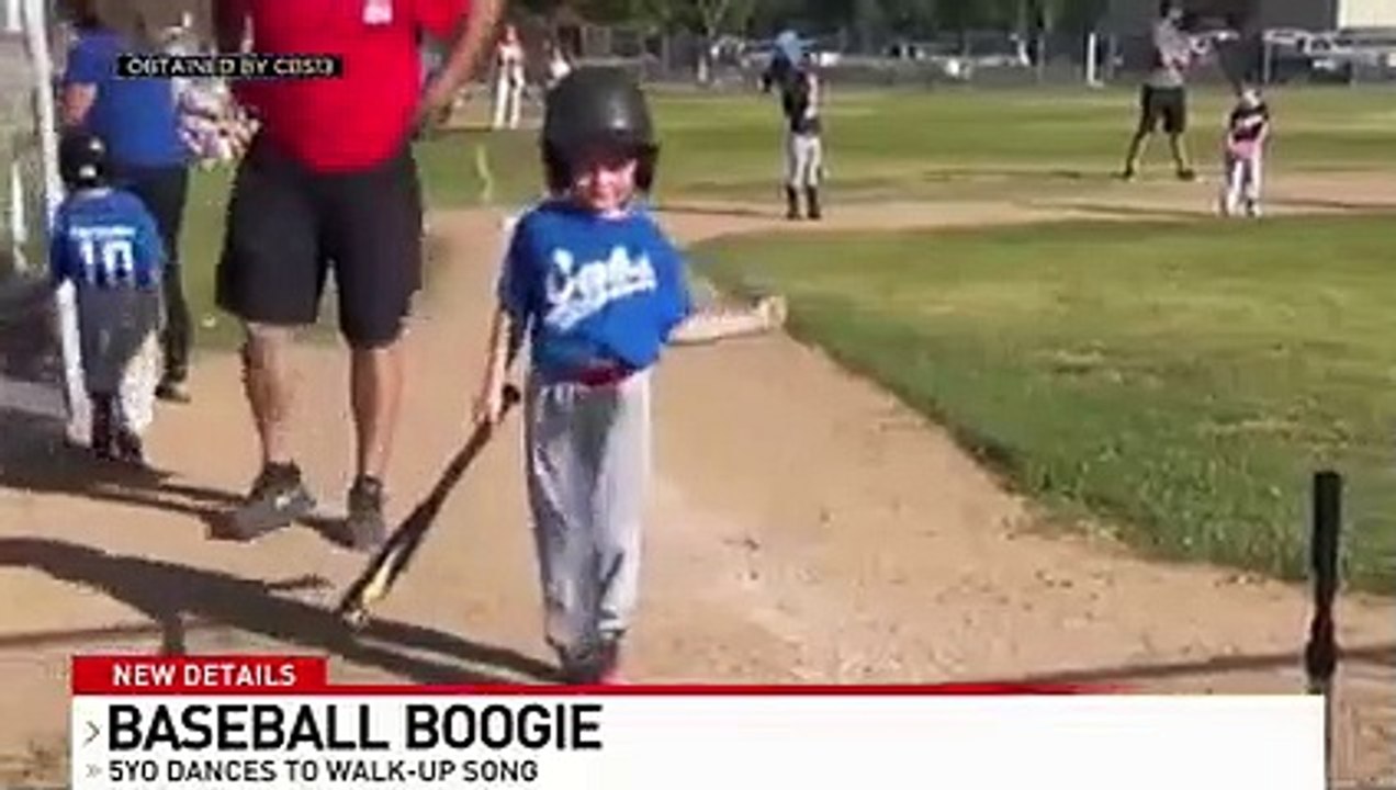 5yo,s Baseball Walk_up Dance video Dailymotion