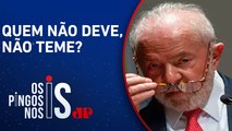 Lula usa seguranças para fugir da imprensa