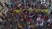 Indígenas marcham em Brasília contra marco temporal