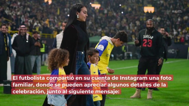 Georgina Rodríguez y Cristiano Ronaldo festejan cumpleaños de sus mellizos Eva y Mateo