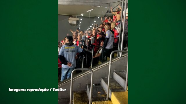 LAMENTÁVEL! Torcedores do Newell's são flagrados cometendo atos racistas na Vila Belmiro