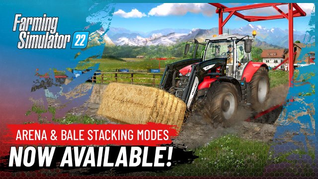 Farming Simulator 22 - Nouveaux modes multijoueurs Arena & Bale Stacking