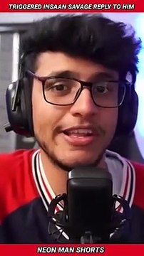 Triggered Insaan SAVAGE REPLY to him... | Triggered Insaan Live Insaan Shorts Facts #shorts