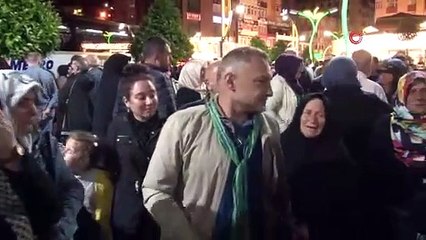 Hacı adayları sevinç gözyaşlarıyla uğurlandı