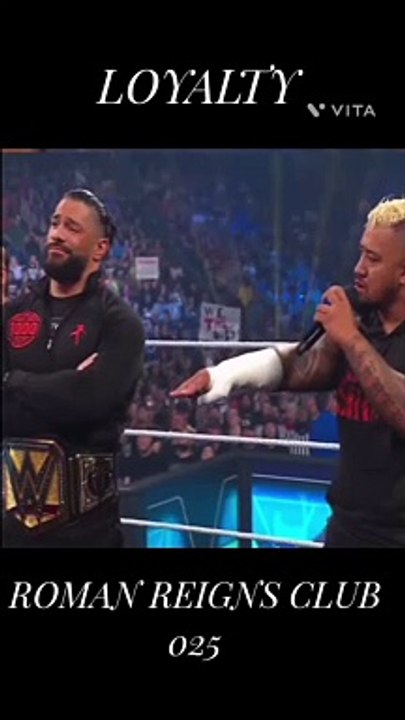 Roman Reigns solo sikoa said loyalty till the end