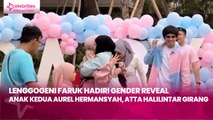 Lenggogeni Faruk Hadiri Gender Reveal Anak Kedua Aurel Hermansyah, Atta Halilintar Girang