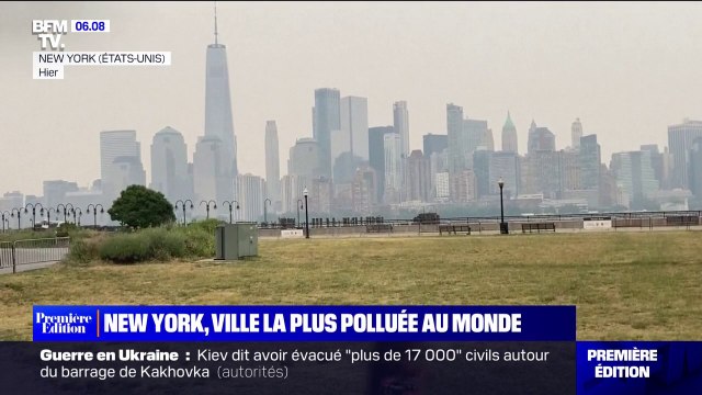 New York touchée par la fumée des incendies au Canada