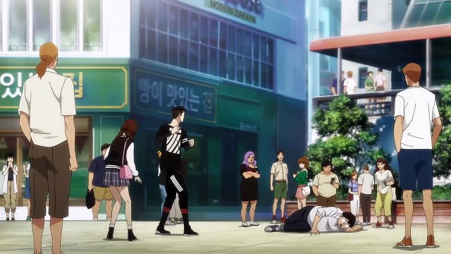 Lookism Fight Scenes In Hindi II Latest South korean Anime II Lee Jin Sung And Park Hyung Suk II Animatgenix