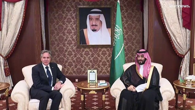 ناقشا تطبيع العلاقات مع إسرائيل.. بلينكن يبحث مع بن سلمان ملفات عدة خلال زيارته السعودية