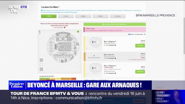 Concert de Beyoncé à Marseille: les annonces de revente de billets se multiplient, attention aux arnaques