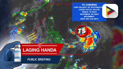 NDRRMC, patuloy ang paghahanda sa Bagyong #ChedengPH