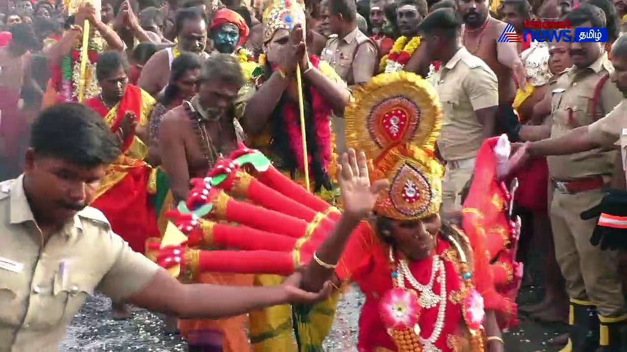 பழனி அருகே இன்று ஒரே நாளில் 6 ஆயிரம் பக்தர்கள் பூக்குழி இறங்கி நேர்த்திக்கடன்