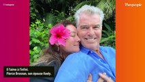 PHOTO Pierce Brosnan avec sa femme Keely : peau nue et maillot de bain, l'acteur publie une image sensuelle