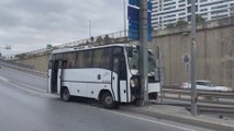 İstanbul'da işçi servisinin yaptığı kazada 13 kişi yaralandı