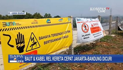 Polisi Tangkap 6 Pelaku Pencurian Baut dan Kabel Kereta Cepat Jakarta Bandung!