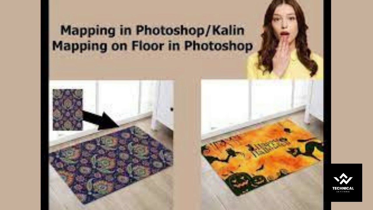 Mapping in Photoshop | Kalin Mapping on Floor in Photoshop in Hindi | Textile Designing | Carpet