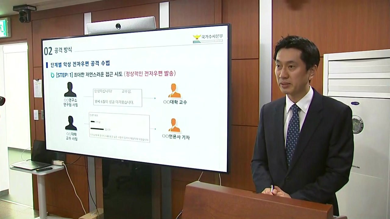 북한 해킹조직 '김수키', 안보 전문가 정보 탈취 / YTN