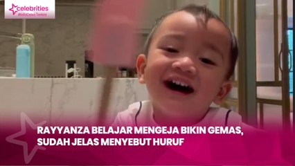 Rayyanza Belajar Mengeja Bikin Gemas, Sudah Jelas Menyebut Huruf
