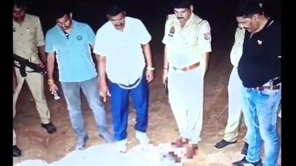 मिर्ज़ापुर: 25 हजार के इनामी पशु तस्कर से पुलिस की मुठभेड़, पैर में लगी गोली