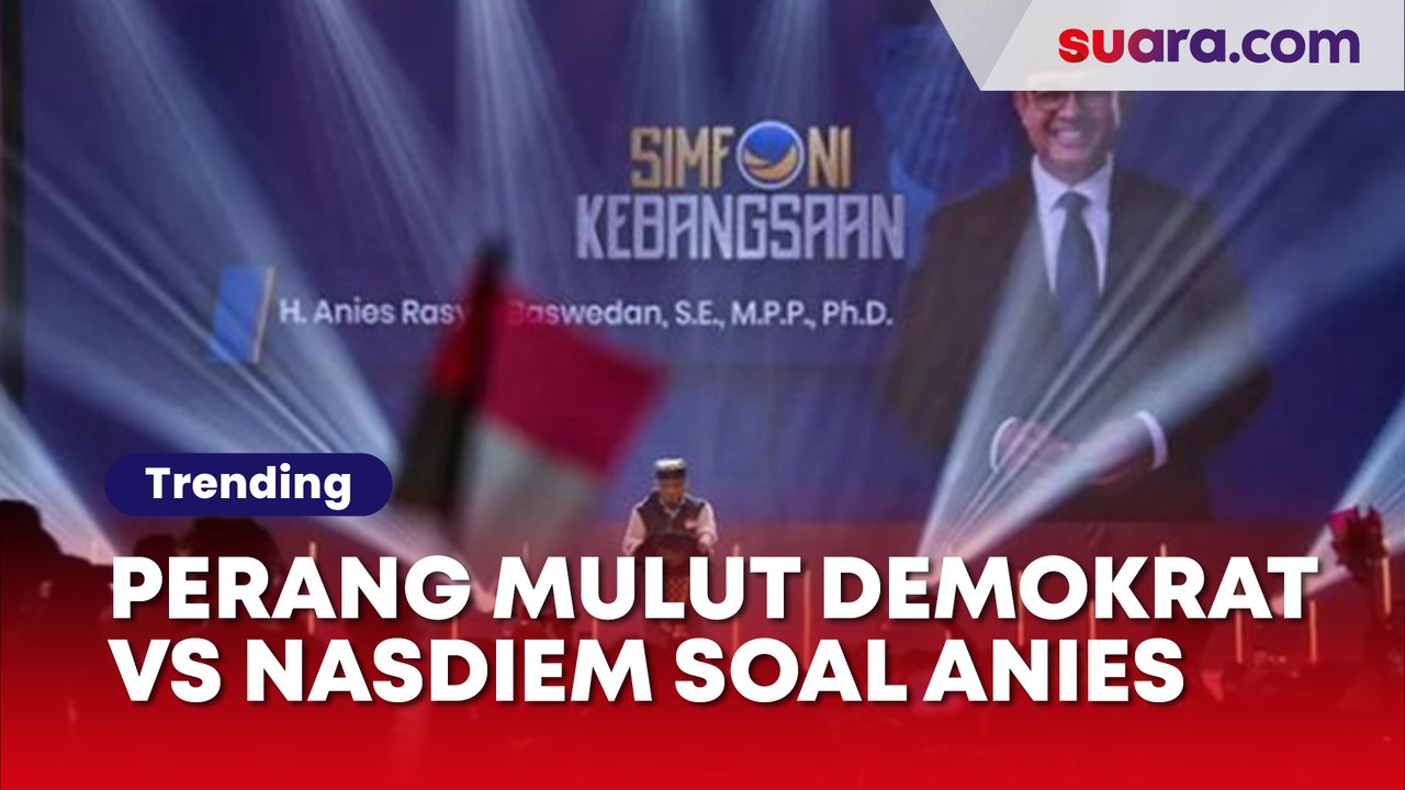 Perang Mulut Demokrat vs NasDem Soal Ultimatum Cawapres Anies