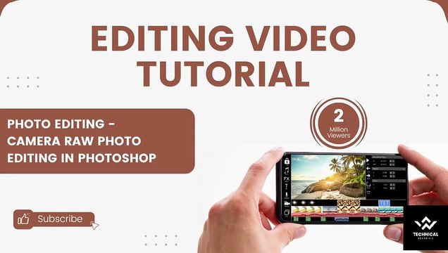 Photo Editing | Camera Raw Photo Editing in Photoshop in Hindi | Technical Learning Photo Editing CameraRAw