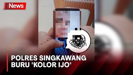 Polisi Buru "Kolor Ijo" di Singkawang usai Identitasnya Terungkap