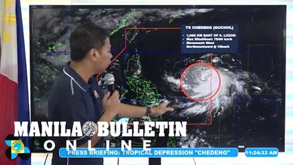 Landfall unlikely for ‘Chedeng’, but ‘habagat’ may strengthen — PAGASA