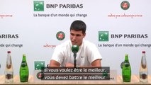 Roland-Garros - Alcaraz : “Incroyable de jouer une 1/2 finale contre une légende”