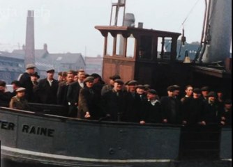 Watch: The Sunderland ferry hard at work in 1954