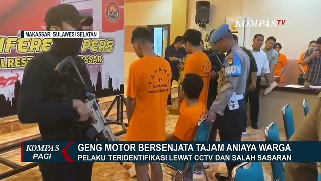 Mau Balas Dendam Tapi Salah Sasaran, Geng Motor Bersenjata Tajam Aniaya & Lukai Warga!