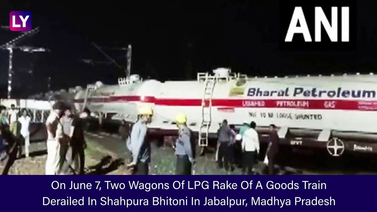 Madhya Pradesh: Two Wagons Of LPG Train Derails In Shahpura Bhitoni Of Jabalpur