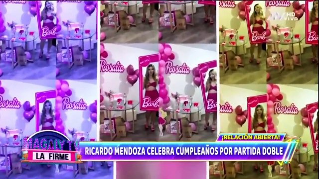 Ricardo Mendoza celebra cumpleaños de Rosalía Franco mientras su novia está de viaje