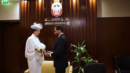 حصرياً: بالفيديو... ماريتا الحلاني بفستان عقد قران مذهل!