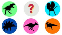 Dinosaurs Jurassic World Dominion:Stegosaurus,T-rex,Dilophosaurus,Animal Battle Revolt #124