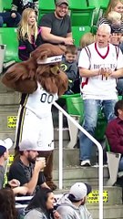 This mascot is WILD for this  #shorts