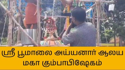 நாகை:ஸ்ரீ பூமாலை அய்யனார் ஆலய மகா கும்பாபிஷேகம்