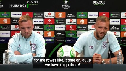 Soucek excited for 'special' home European final in Prague