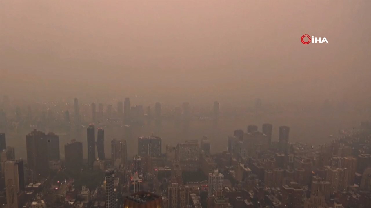 Kanada'daki orman yangınlarının dumanı New York'a ulaştı
