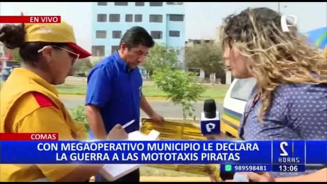 Comas: municipio realiza megaoperativo contra mototaxis informales