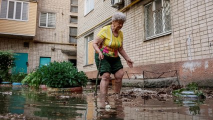 En Ukraine, l'inquiétude prime après la destruction du barrage de Kakhovka