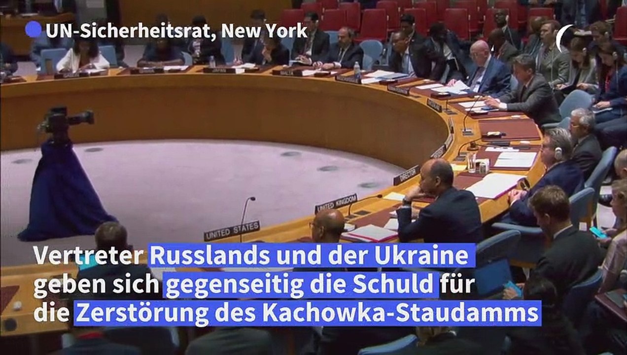 Staudamm-Zerstörung: Russland und Ukraine werfen sich gegenseitig "Terrorakt" vor