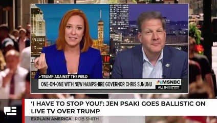 'I Have To Stop You!': Jen Psaki Melts Down During Live Interview