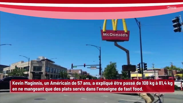 Un homme mange au McDonald’s tous les jours pendant trois mois et perd 26 kg !