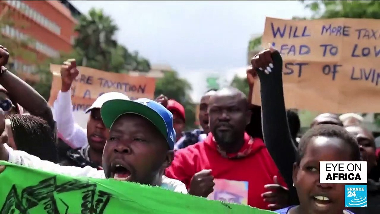Police, protesters clash over Kenya finance bill