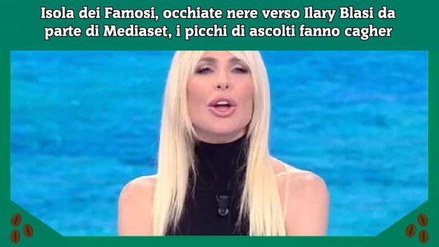 Isola dei Famosi, occhiate nere verso Ilary Blasi da parte di Mediaset, i picchi di ascolti fanno cagher