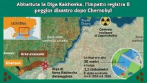 Abbattuta la Diga Kakhovka, l’impatto registra Il peggior disastro dopo Chernobyl
