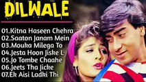 Dilwale  All Songs With Dialogues  Ajay Devgan, Raveena Tandon 90's Bollywood Romantic Song