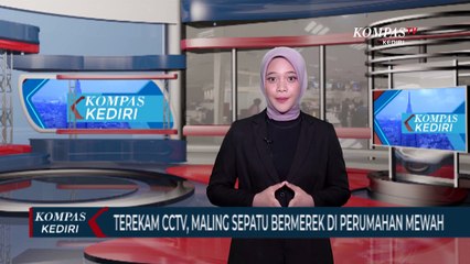 Terekam CCTV! Aksi Pencurian Sepatu Bermerek di Perumahan Mewah